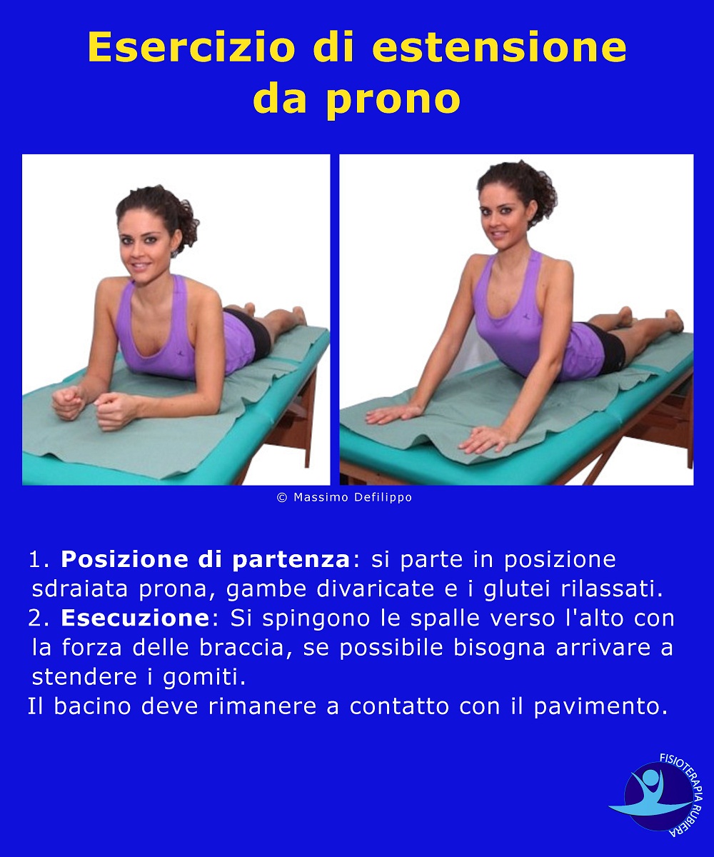 Esercizi per il mal di schiena: esercizio-di-estensione-da-prono