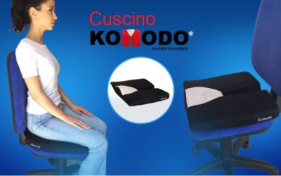 Cuscino KoModo per Correggere la Postura Seduta, Antiscivolo e Antidecubito